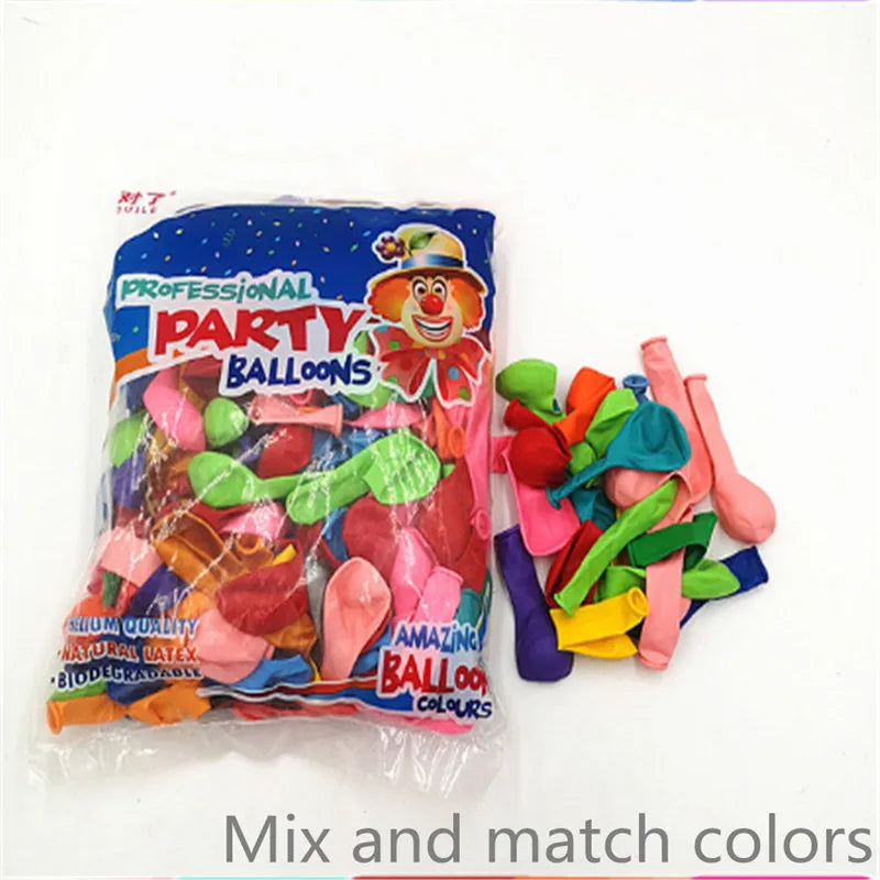Latex Balloon Set for Wedding Birthday Baby Shower Party Decorations - 5 Inch, 30/50/100 pcs