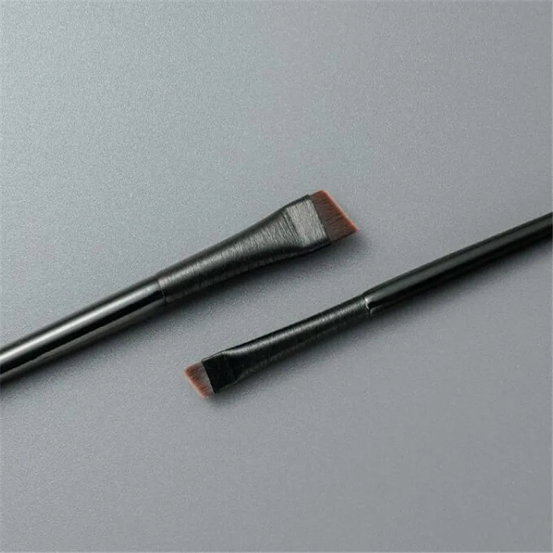 Fine Line Eyeliner and Eyebrow Makeup Brush Set - Professional Precision Tools