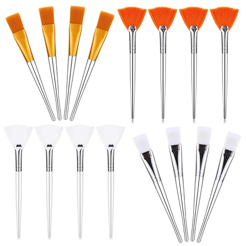 3/4Pcs Makeup Brush Set for Face Mask Application Soft Applicators Facial Brushes