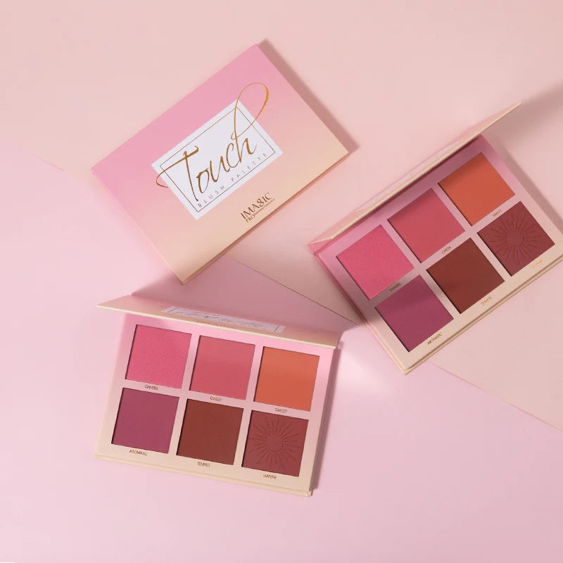 Professional Makeup Blush Palette 6 Colors | Cheek & Face Powder