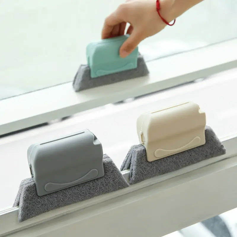 Window Groove Cleaning Brush Removable & Reusable for Windows Doors Gaps