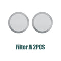 Reusable 61mm Metal Mesh Coffee Filter Set for Aeropress - Stainless Steel, Universal Fit