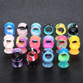 Silicone Ear Gauge Plugs Tunnel Flesh Stretchers 3-25MM 32PCS Piercing Kit