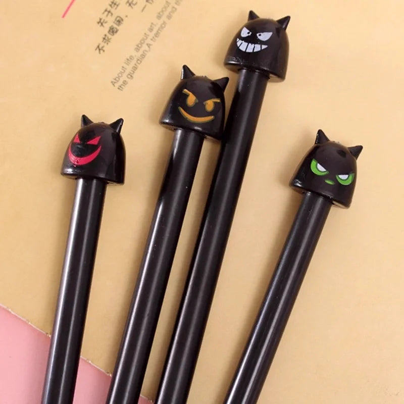 Gel Pen Set for Kids Halloween Devil Ghost Signature Writing Supplies 0.38mm