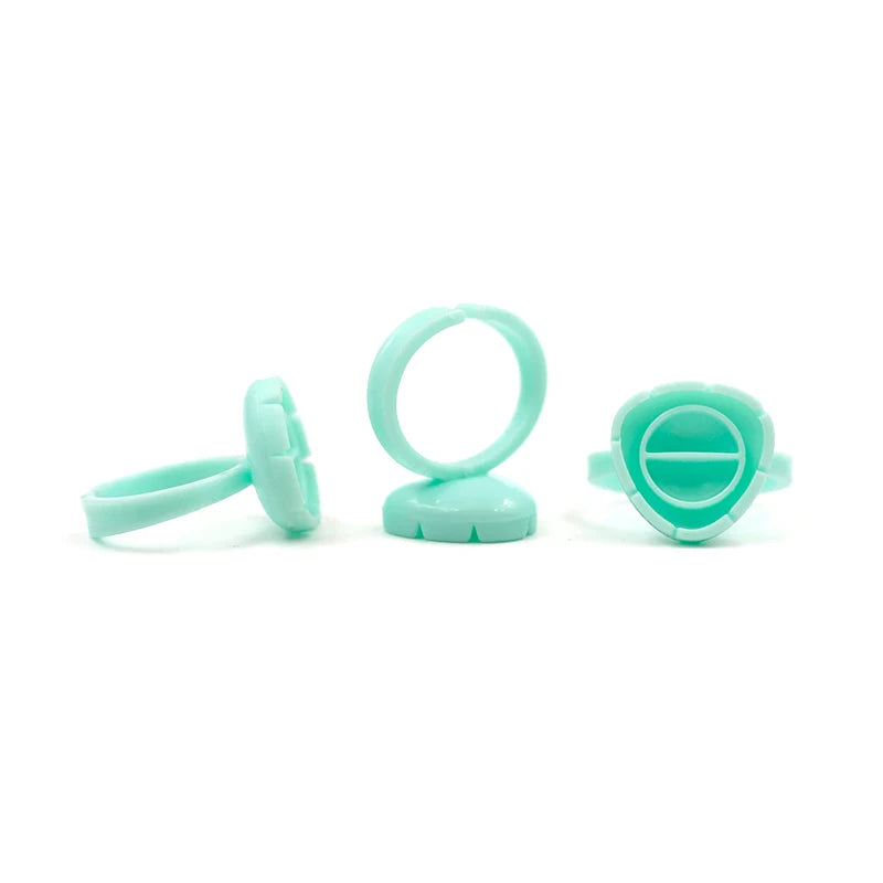 100pcs Eyelash Extension Glue Holder Cups Fan Lash Makeup Tool