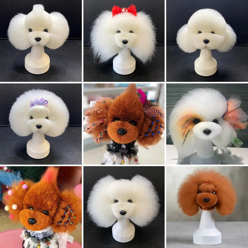 Fake Pet Hair for Dog Practice - Standard Poodle Whole Body Hair Simulation
