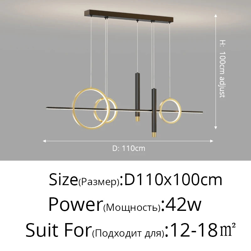 Pendant Lighting Fixture for Kitchen Dining Living Room Bedroom Foyer - Indoor Home Lamp