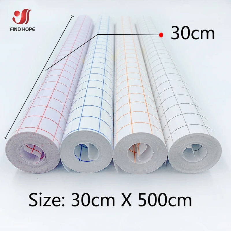 12x16FT Clear Transfer Paper Tape for Vinyl Decals Crafting - Medium Tack