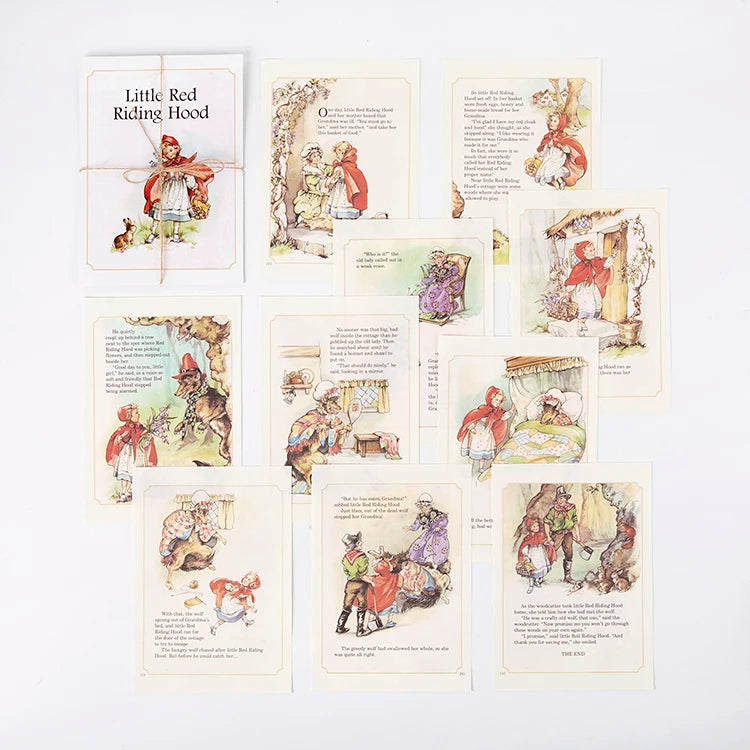 10 Pcs Vintage Old Book Page Scrapbooking Paper Decorations DIY Retro Backgrounds