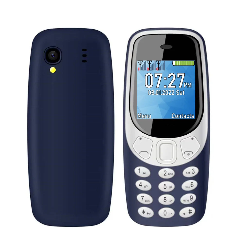 Mini Bluetooth Phone with Call Recording, Dual SIM GSM Unlocked, Low Radiation