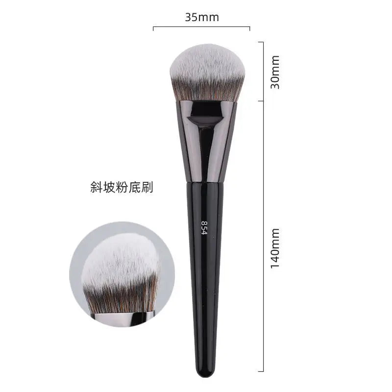 Angled Foundation Makeup Brush for Liquid & Face Base - Beauty Tools