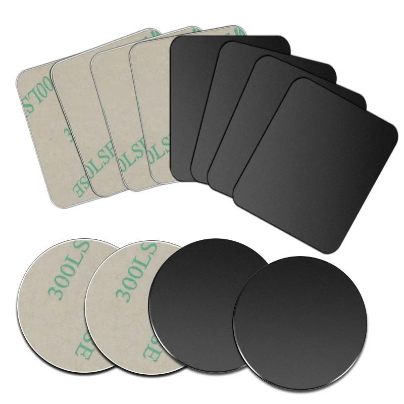 Magnetic Metal Plate for Car Phone Holder Universal Iron Sheet Disk Mount for Mobile Phones