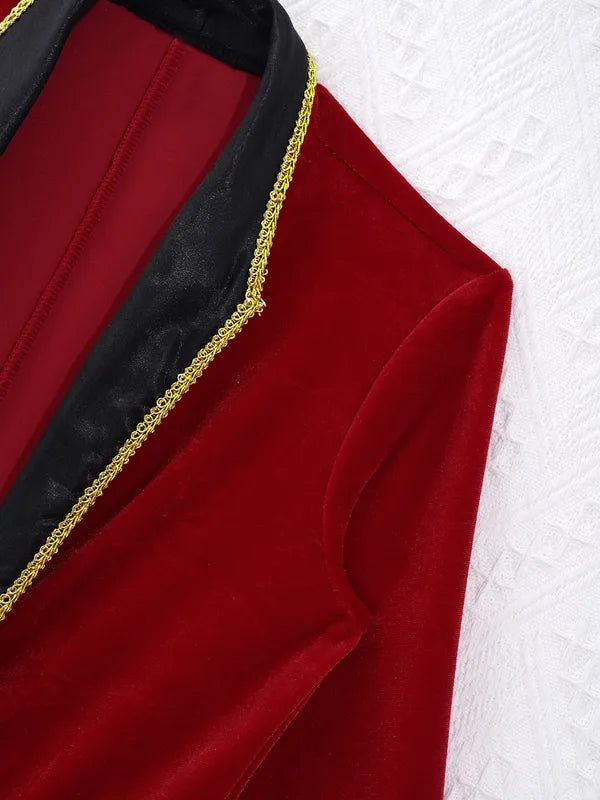 Circus Ringmaster Tailcoat Costume with Hat, Wand & Gloves for Kids & Adults