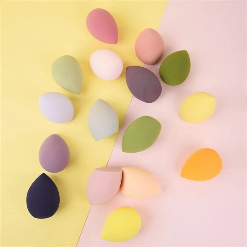4PCS Makeup Sponge Set - Soft Cosmetic Puff for Foundation & Powder