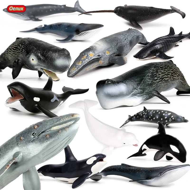 Ocean Animal Sea Life Action Figures Set - Educational Kids Toy, Multiple Colors