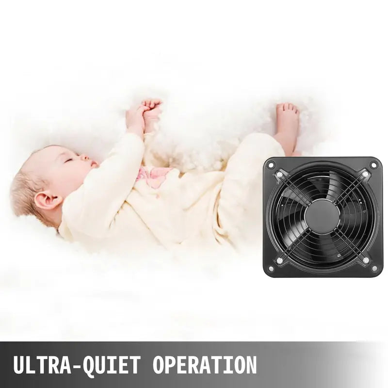 Industrial Ventilation Exhaust Fan 10-12 Inch High-Speed Low Noise Air Blower