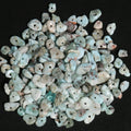 Natural Stone Beads for Jewelry Making - Irregular Amazonite, Amethyst, Apatite, Gravel Chips, Bulk DIY Bracelets 16"
