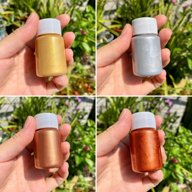 20ML Metallic Acrylic Paint - Waterproof, Faded-Resistant for Art & Crafts