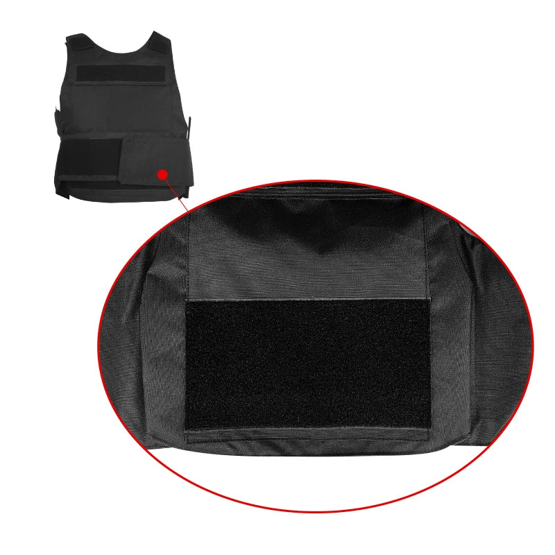 Tactical Army Vest Plate Carrier with Adjustable Straps - Black Combat Gear