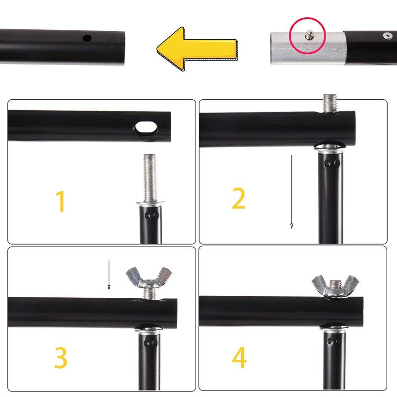 Photography Studio Green Screen Backdrop Support System Frame - Chromakey Background Stand