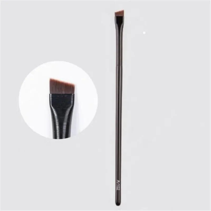 Fine Line Eyeliner and Eyebrow Makeup Brush Set - Professional Precision Tools