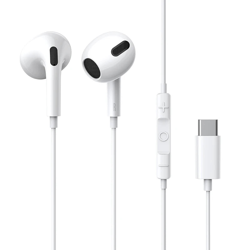 Wired In-Ear Headphones with Microphone for Xiaomi Samsung Type-C
