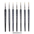 Miniature Paint Brush Set - Professional Acrylic, Watercolor & Oil Art Supplies