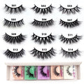 Bulk False Eyelashes Set - 3D Mink Lashes for Dramatic Volume & Length