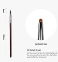 Precision Eyeliner Brush - Synthetic Mini Makeup Liner Brush for Detailed Eye Makeup
