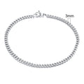 Men's Chunky Miami Curb Chain Bracelet - Stainless Steel Cuban Link Jewelry