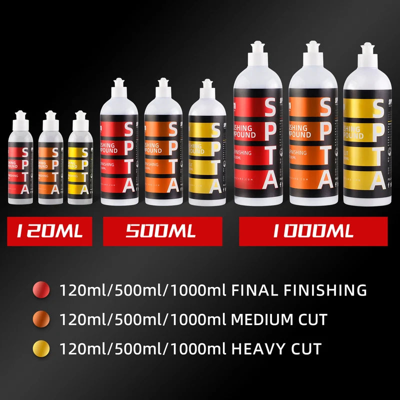 Car Paint Polishing Wax - Scratch Removal & Mirror Finish - 120ml-1000ml