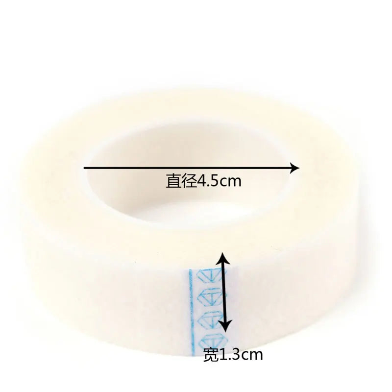 Eyelash Extension Lint-Free Eye Pads with Breathable Micropore Tape - White, Black, Red, Grey