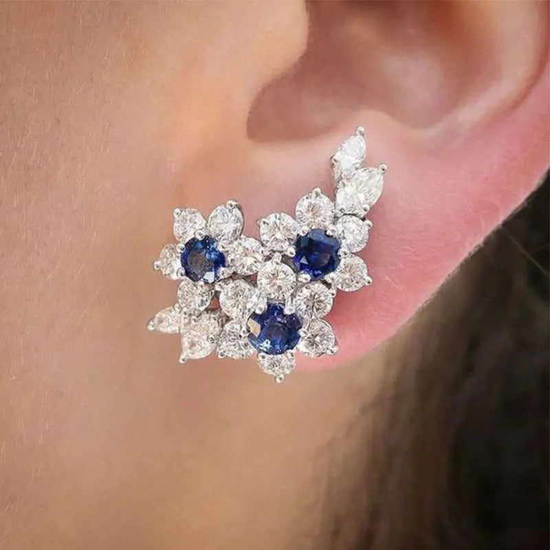 Elegant Women's CZ Earrings for Wedding Engagement Party Jewelry