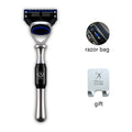 Metal Handle Safety Razor - High Quality Refillable Shaving Razor