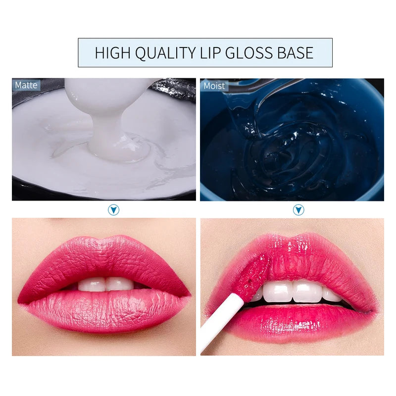 Lip Gloss Base Oil - Moisturizing Clear Gel for Handmade Lip Gloss - 50/100/200ml