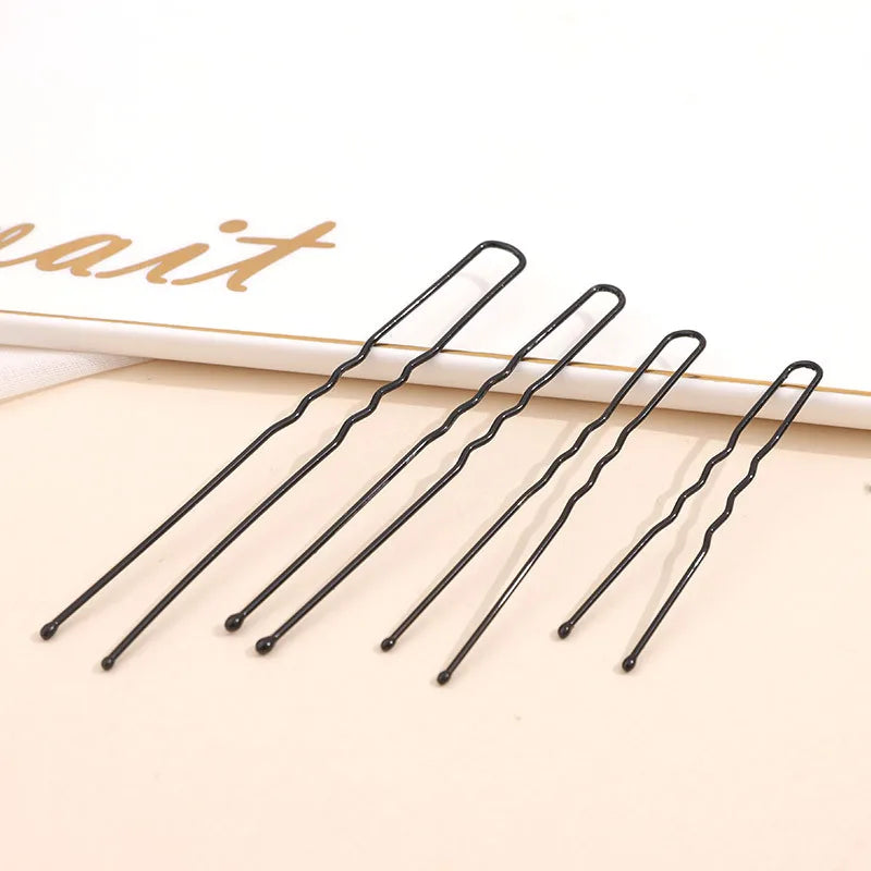 Hair Pins Grips Set - Waved Metal Hair Clips for Styling & Support