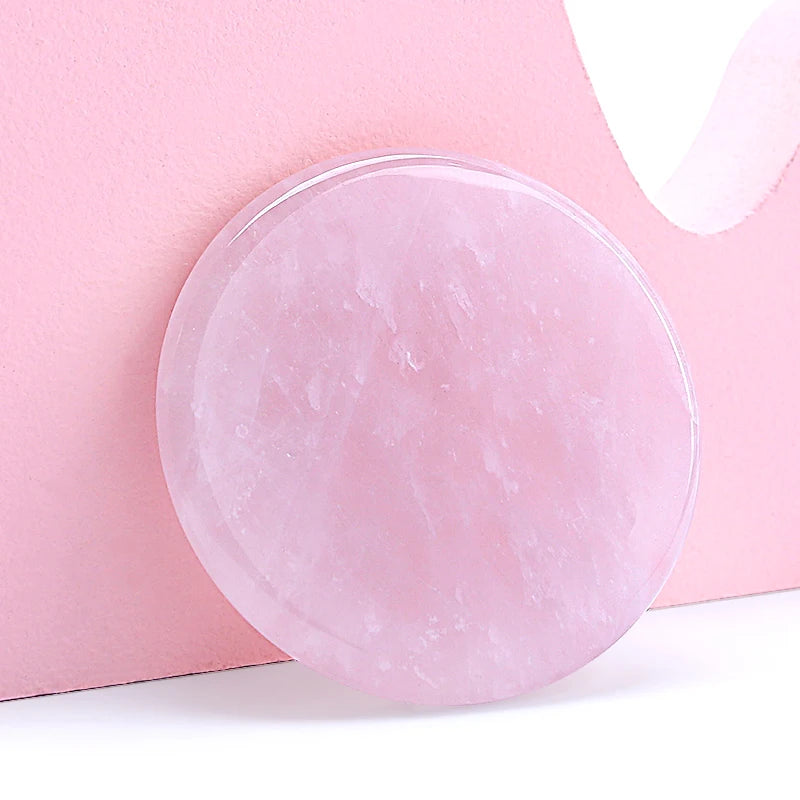 Reusable Jade Stone Eyelash Extension Glue Pad Holder Makeup Tool with Color Variants