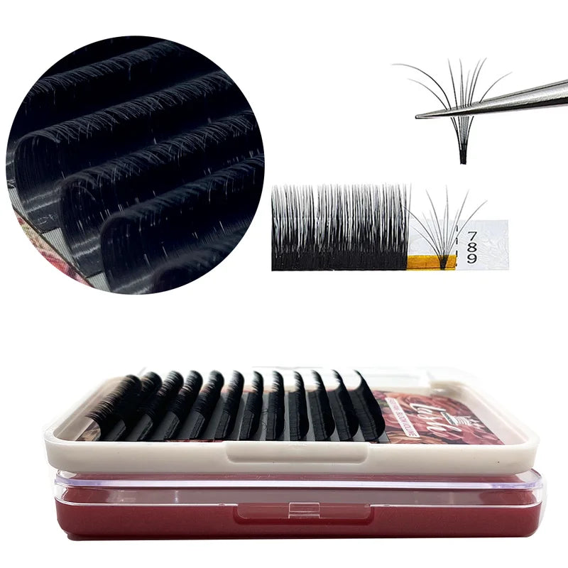 Mega Volume False Eyelashes Extension Kit - Auto Flowering Rapid Bloom Fans