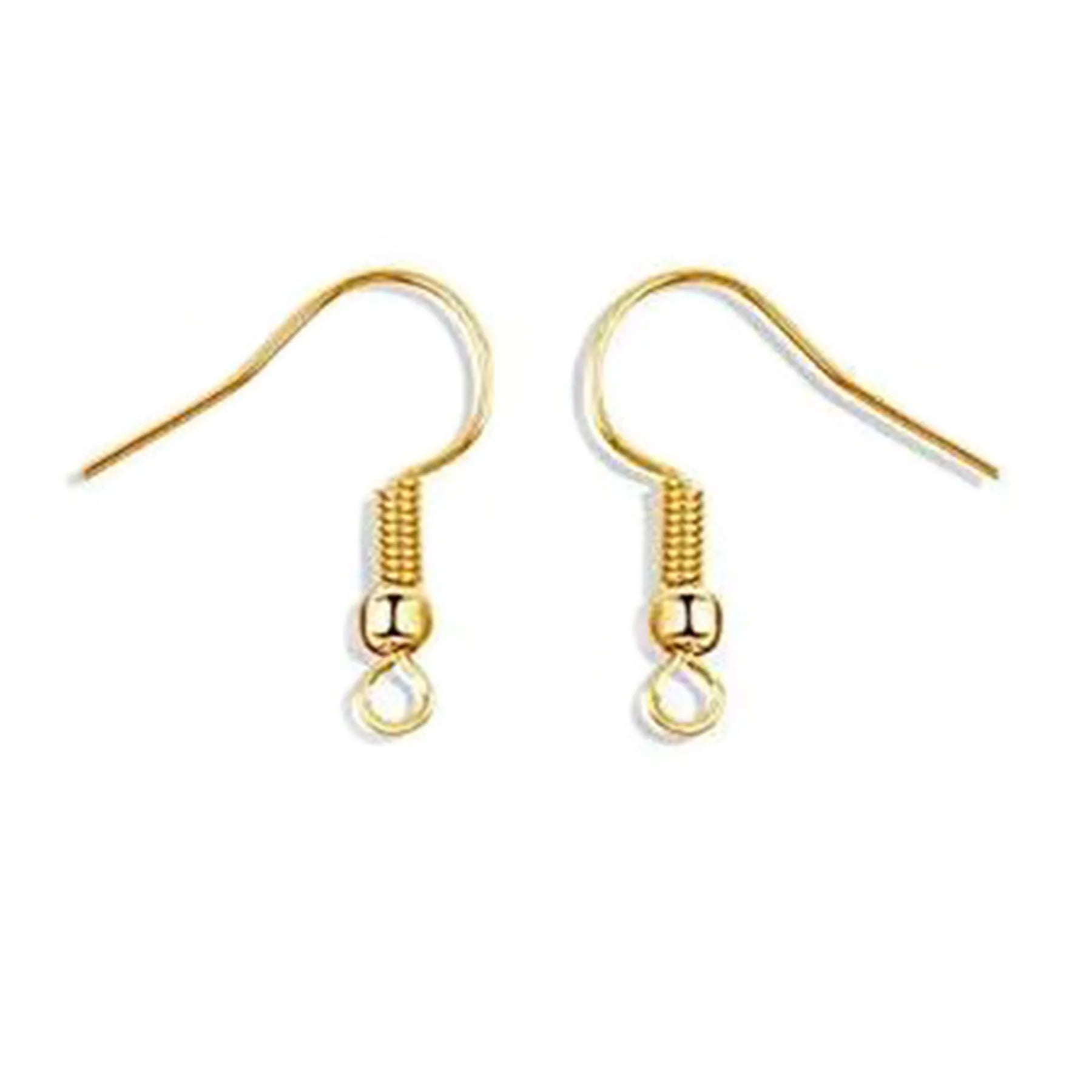 20Pcs Stainless Steel Earring Clasps Hooks for Jewelry Making - Men Women DIY Findings