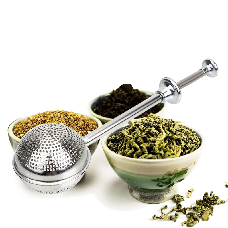 Stainless Steel Tea Infuser Ball - Reusable Coffee & Spice Filter for Kitchen