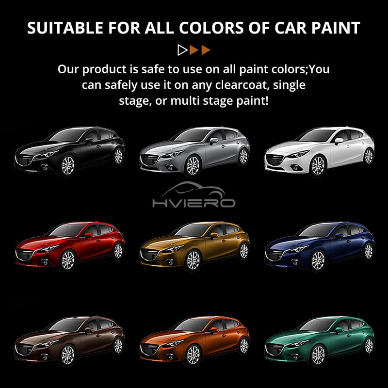 Automotive Scratch Removal Kit with Polishing Liquid Wax for Car Paint Restoration