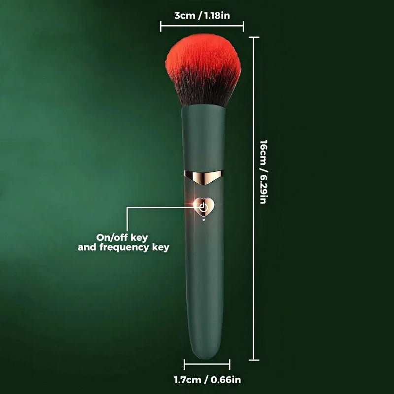 Electric Foundation Makeup Brush Vibrating Multi-Function Portable Cosmetic Tool