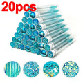 Disposable Eyelash Brush Tubes Pack - Dust-Proof Makeup Wands for Lash Care