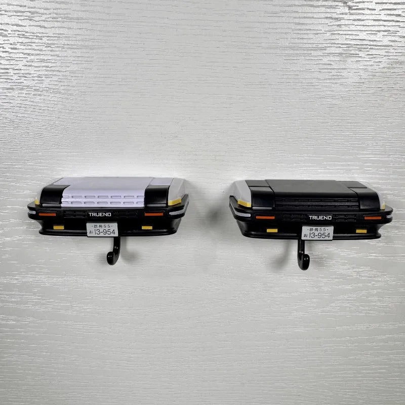 AE86 Car Headlight Keychain Wall-Mount Organizer for Automotive Enthusiasts