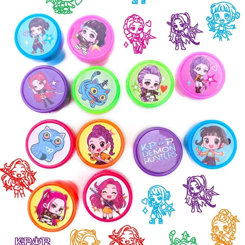 Kids Stamp Set 12 or 24 Pieces Birthday Party Favors DIY Painting & Teaching Tools