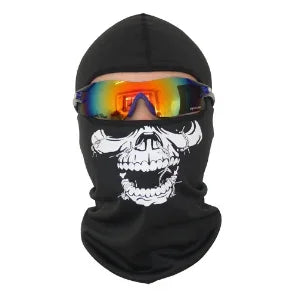 Halloween Skull Print Balaclava Face Mask for Cosplay Motorcycle Riding Outdoor Men