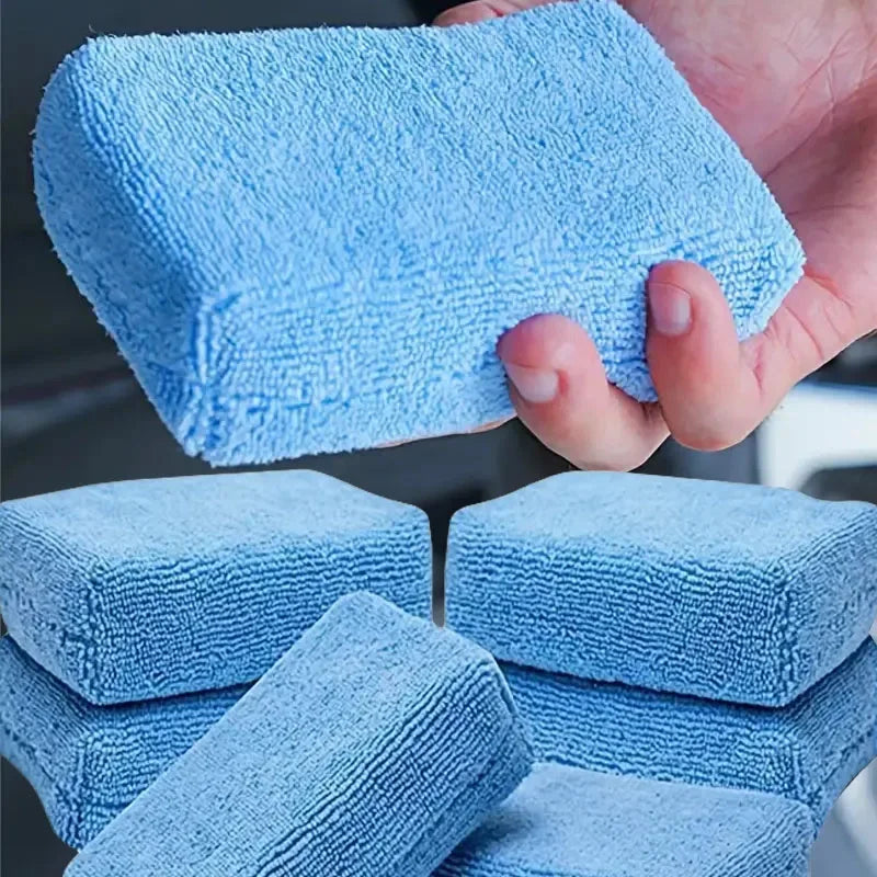 Car Wax Applicator Pads Microfiber Polishing Sponges for Auto Detailing Set