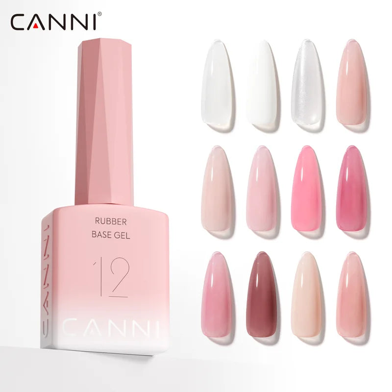 Color Rubber Base Gel Nail Polish 2-in-1 HEMA & TPO Free Jelly Pink 9ml