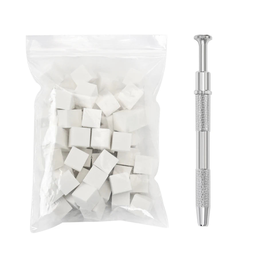 50Pcs Nail Art Sponge Set with Gradient and Grabber Tools for DIY Manicure