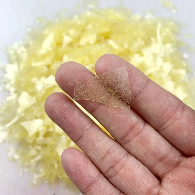Transparent Shellac Paint Sheet for Wood Furniture Renovation Ultra-Thin 500g